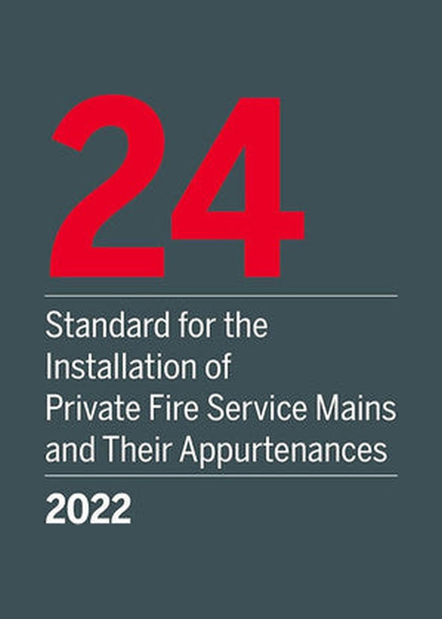 NFPA 24 Standard for the Installation of Private Fire Service Mains by National Fire Protection Association — Paperback (Brand New)