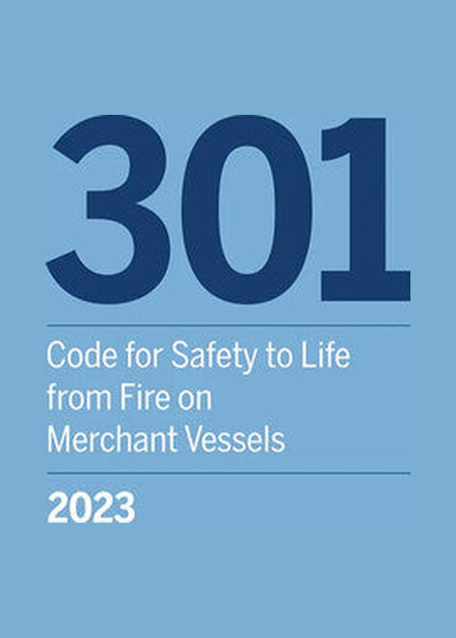 NFPA 301 Code for Safety to Life from Fire on Merchant Vessels by National Fire Protection Association — Paperback (Brand New)