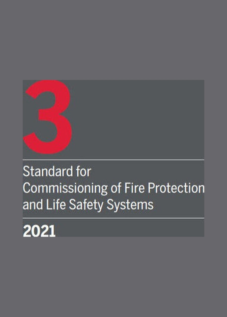NFPA 3 Standard for Commissioning of Fire Protection and Life Safety Systems2021 by National Fire Protection Association — Paperback (Brand New)