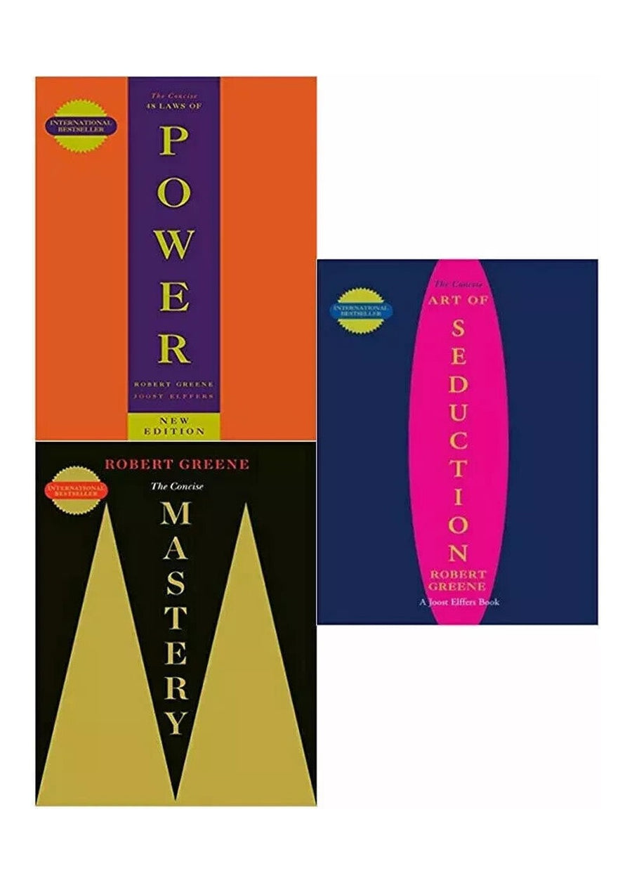 Concise The R. Greene Collection 3 Books Set Power and Mastery and Seduction (Brand New)