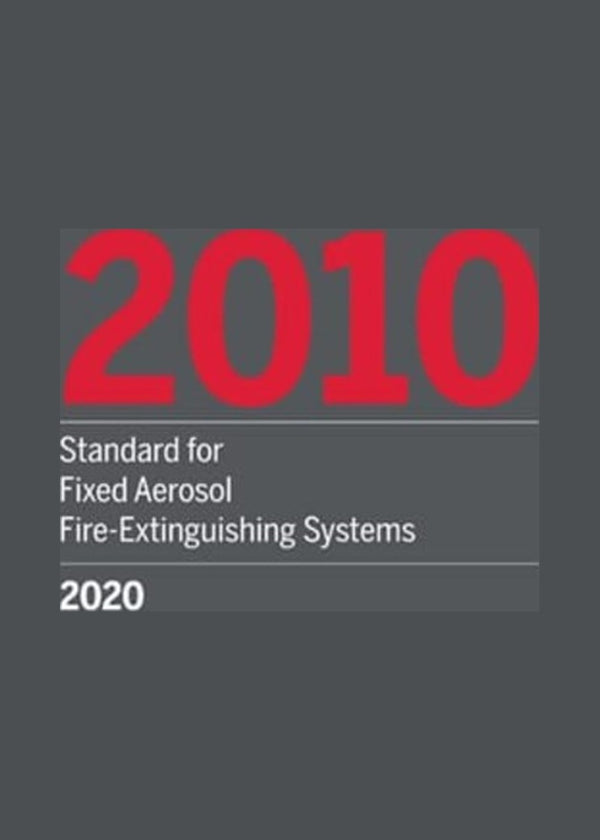 NFPA 2010 Standard for Fixed Aerosol Fire Extinguishing System 2020 by National Fire Protection Association — Paperback (Brand New)