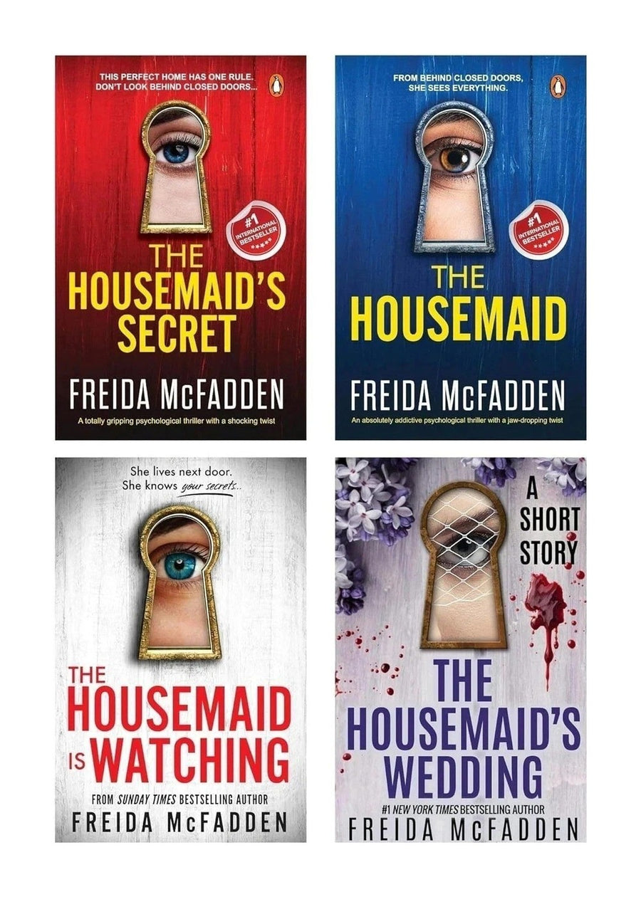 Freida McFadden 4 Book Set: The Housemaid, Watching, Secret, Wedding (Brand New)