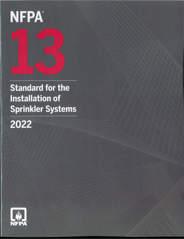 NFPA 13, Standard for the Installation of Sprinkler Systems 2022 — Paperback (Brand New)
