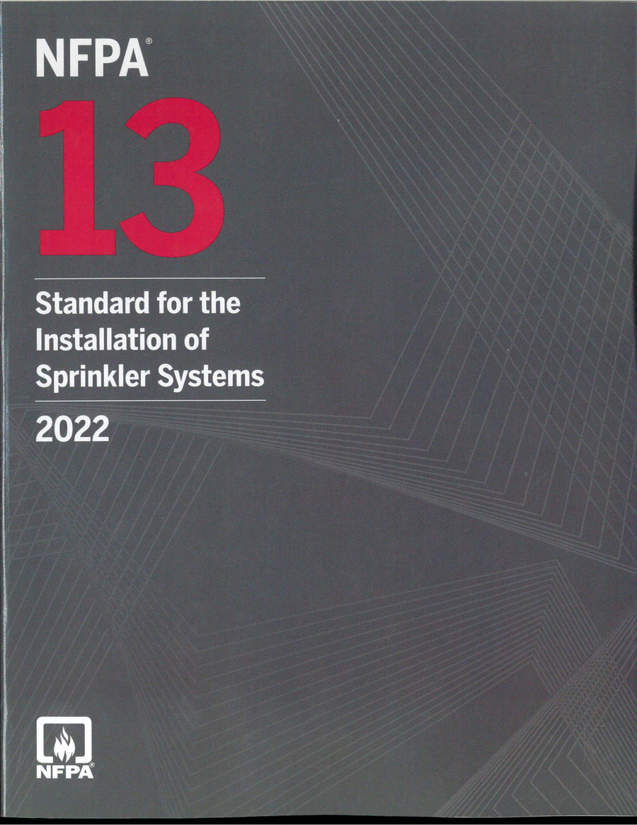 NFPA 13, Standard for the Installation of Sprinkler Systems 2022 — Paperback (Brand New)