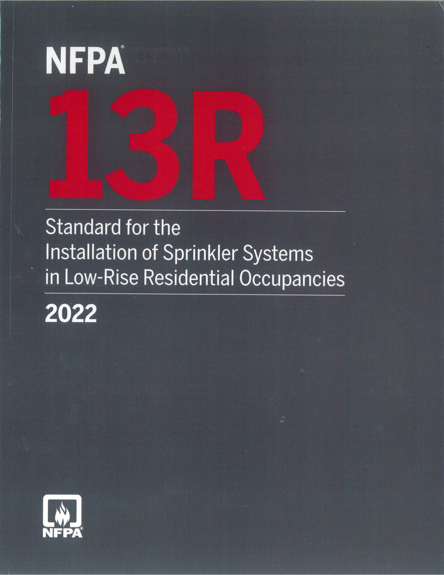 NFPA 13R Standard for the Installation of Sprinkler Systems in 2022 by National Fire Protection Association — Paperback (Brand New)