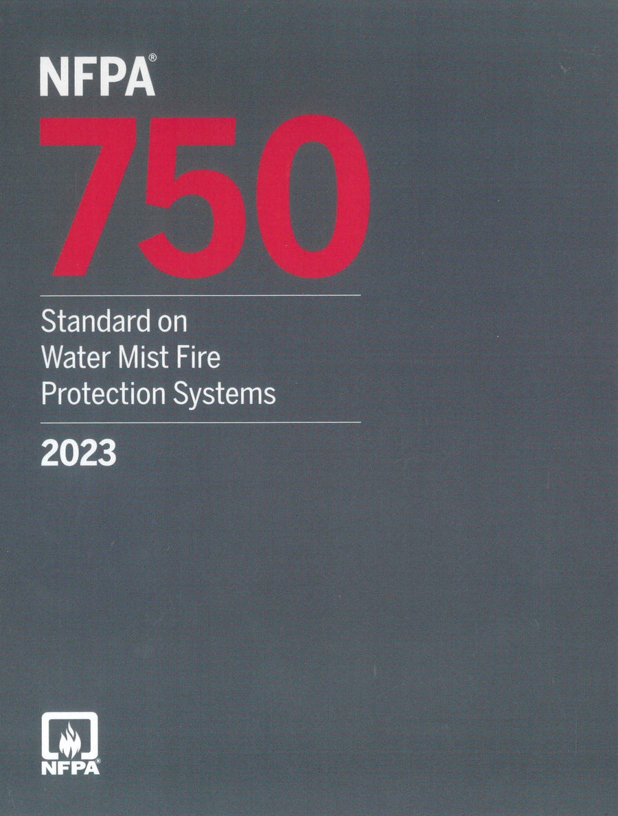NFPA 750 Standard on Water Mist Fire Protection Systems 2023 Edition by National Fire Protection Association — Paperback (Brand New)