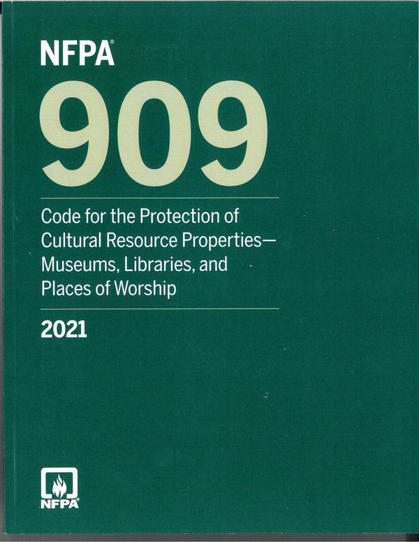 NFPA 909 Code for the Protection of Cultural Resource Properties 2021 by National Fire Protection Association — Paperback (Brand New)