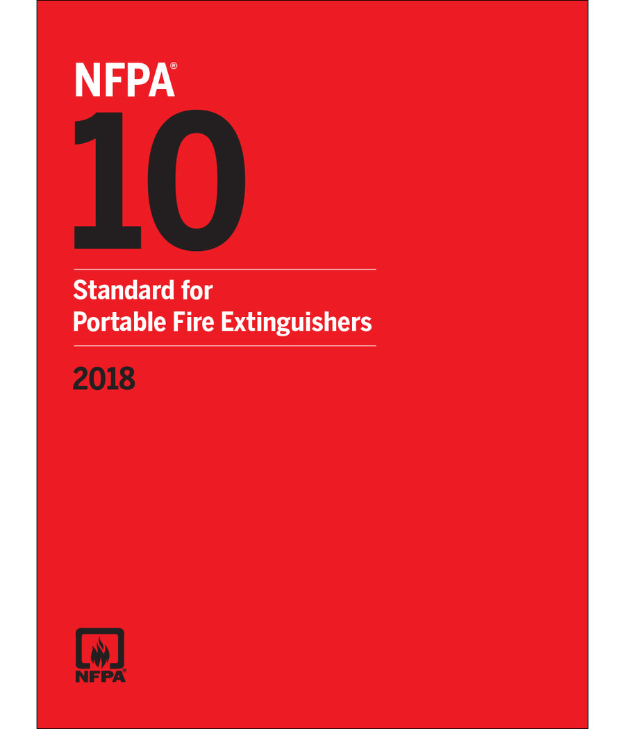 NFPA 10 Standard for Portable Fire Extinguishers 2018 Edition by National Fire Protection Association — Paperback (Brand New)
