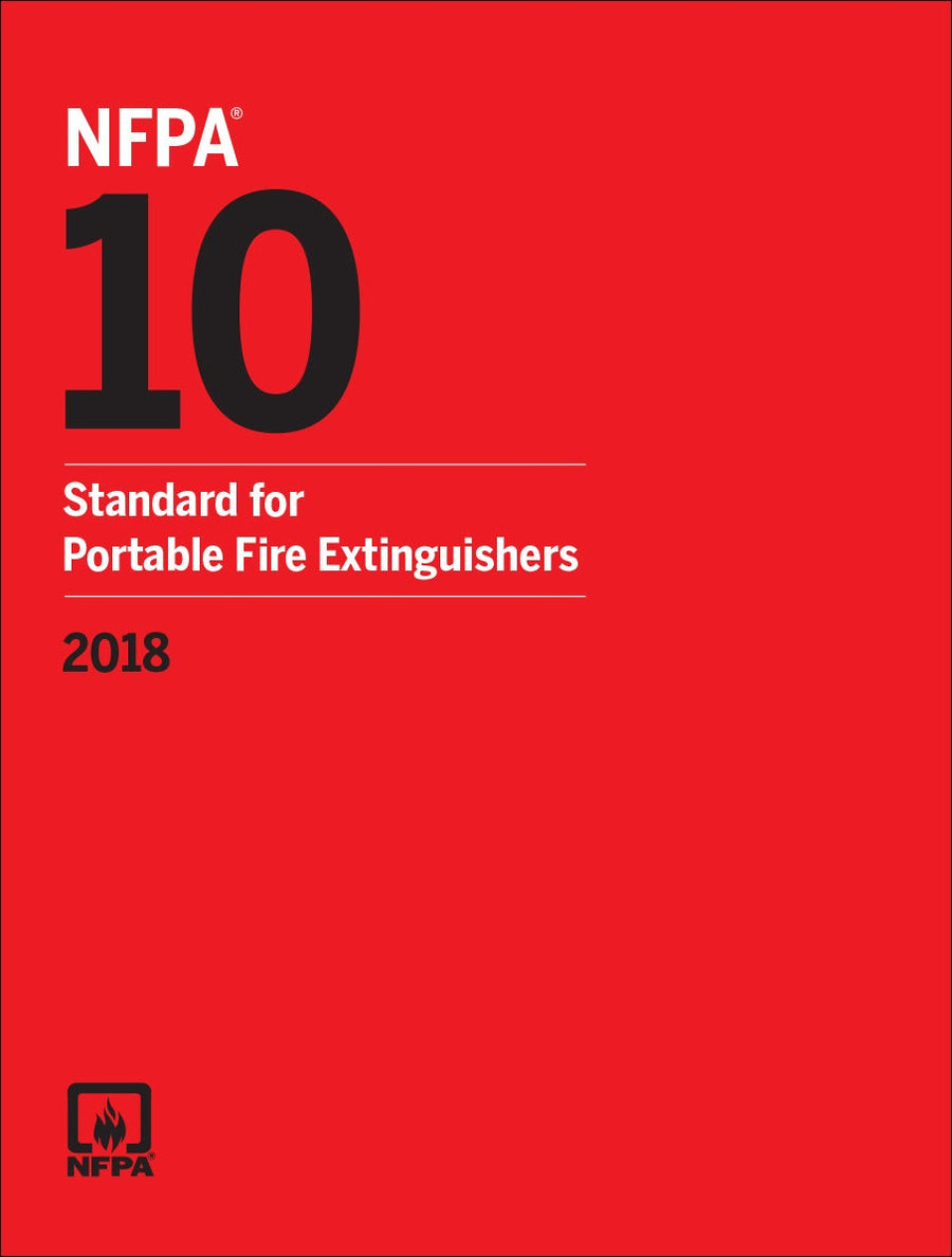 NFPA 10 Standard for Portable Fire Extinguishers 2018 Edition by National Fire Protection Association — Paperback (Brand New)