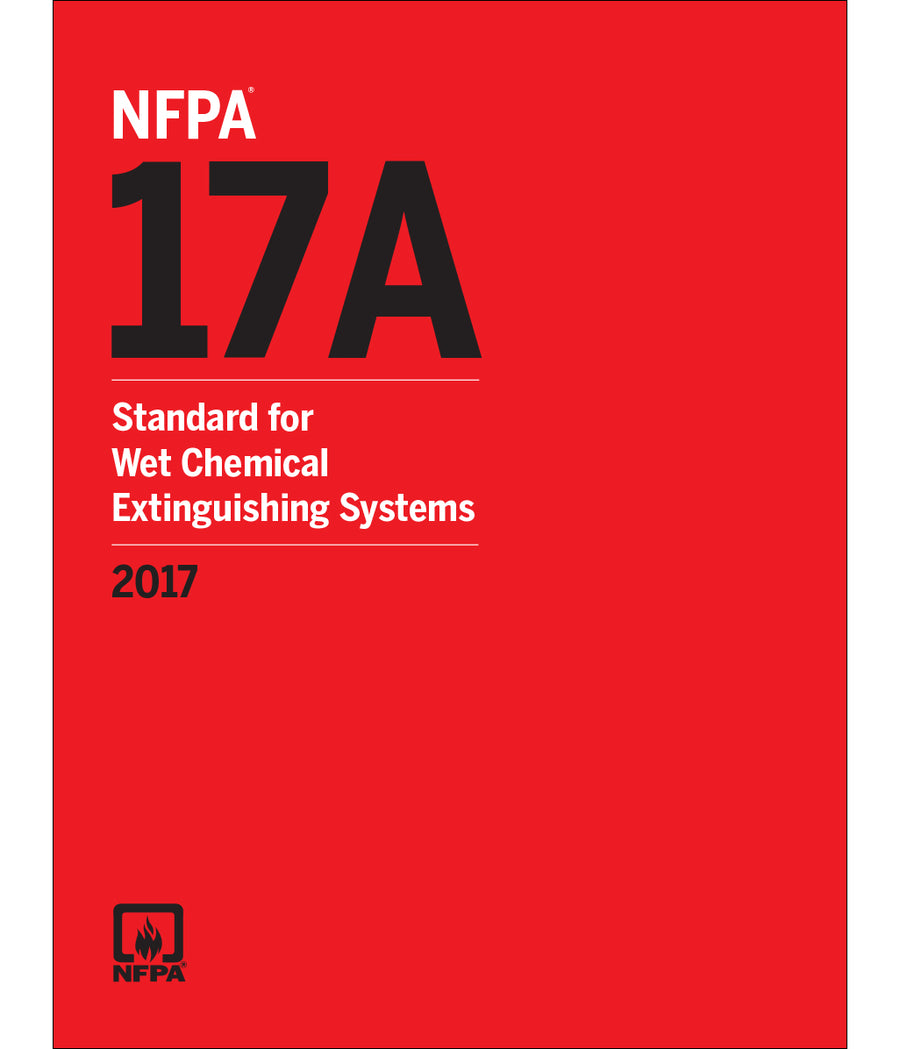 NFPA 17A Standard for Wet Chemical Extinguishing Systems 2017 FastShip by National Fire Protection Association — Paperback (Brand New)