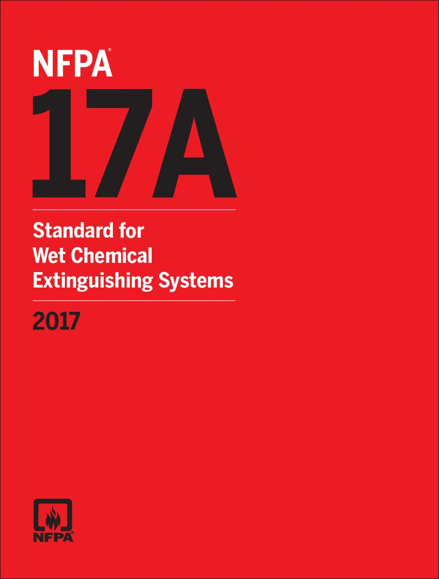 NFPA 17A Standard for Wet Chemical Extinguishing Systems 2017 FastShip by National Fire Protection Association — Paperback (Brand New)