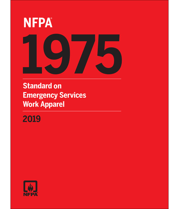 NFPA 1975 Standard on Emergency Services Work Apparel 2019 by National Fire Protection Association — Paperback (Brand New)