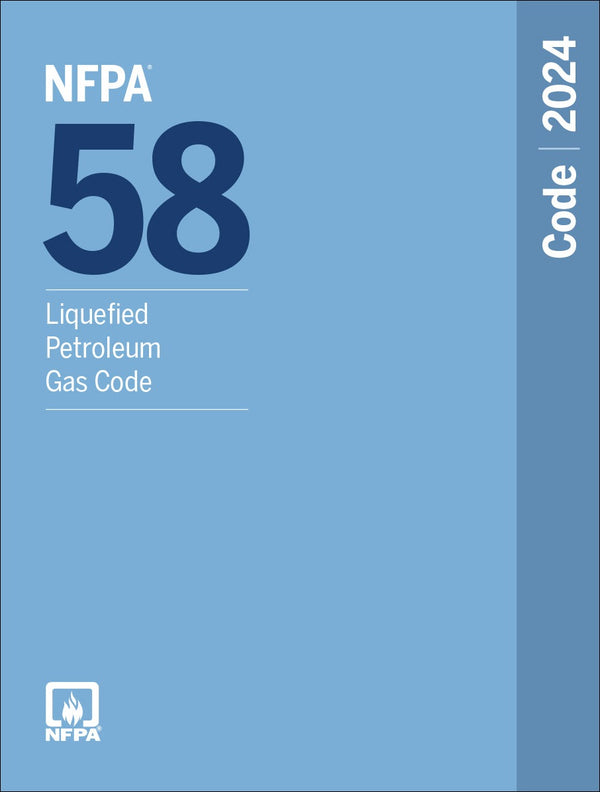 NFPA 58 Liquefied Petroleum Gas Code 2024 by National Fire Protection Association — Paperback (Brand New)