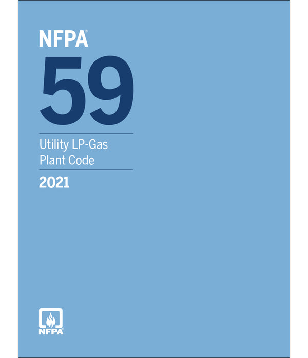 NFPA 59 Utility LP-Gas Plant Code 2021 edition by National Fire Protection Association — Paperback (Brand New)