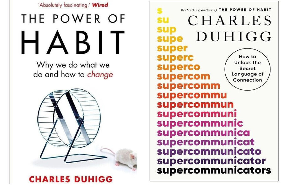 Charles Duhigg 2 Books Set The Power of Habit & Supercommunicators — Book Set (Brand New)