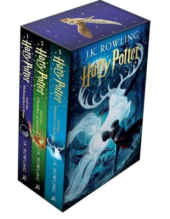 Harry Potter 1-3 Box Set A Magical Adventure Begins by J.K. Rowling (Brand New)