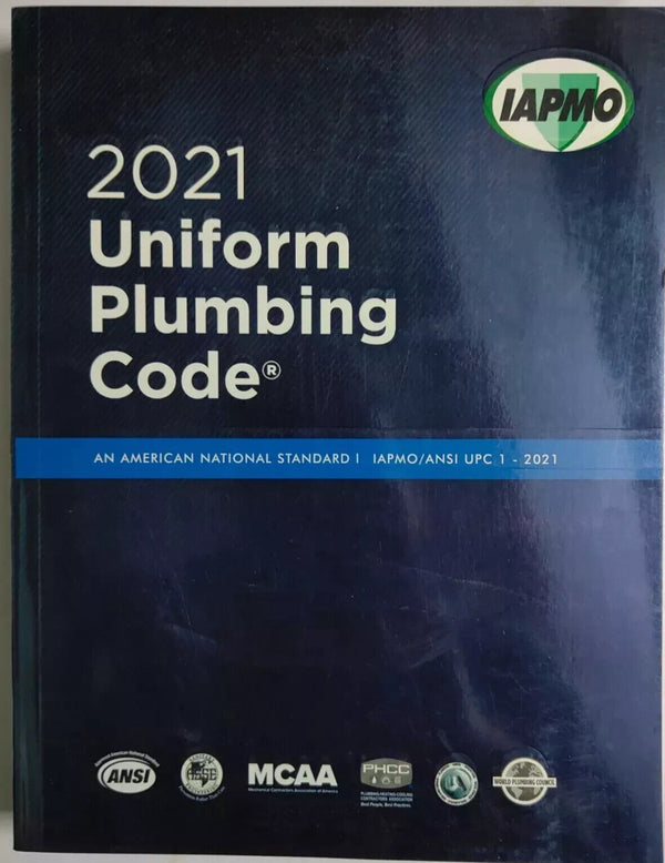NEW 2021 Uniform Plumbing Code For Safety Sanitary Plumbing New Stoc — Paperback (Brand New)