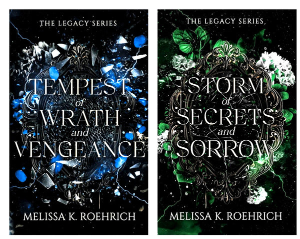 Tempest of Wrath & Storm of Secrets 2 Book set by Melissa K. Roehrich (Brand New)