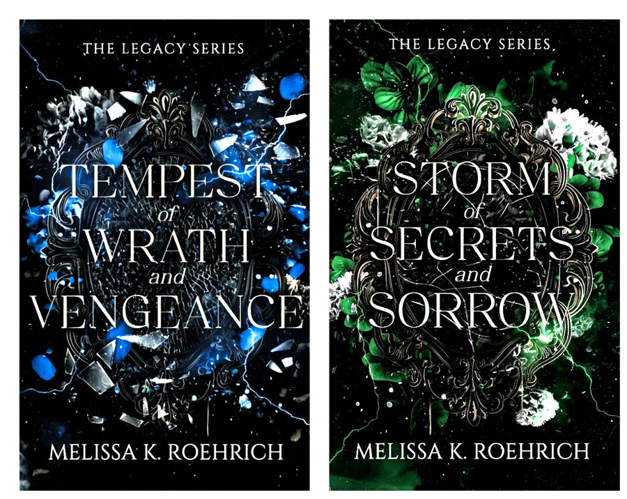 Tempest of Wrath & Storm of Secrets 2 Book set by Melissa K. Roehrich (Brand New)