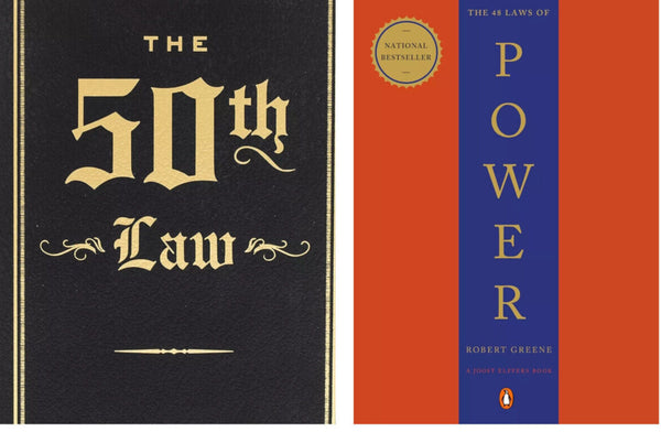 The 50th law & Power Combo Book Set by Robert Greene (Brand New)