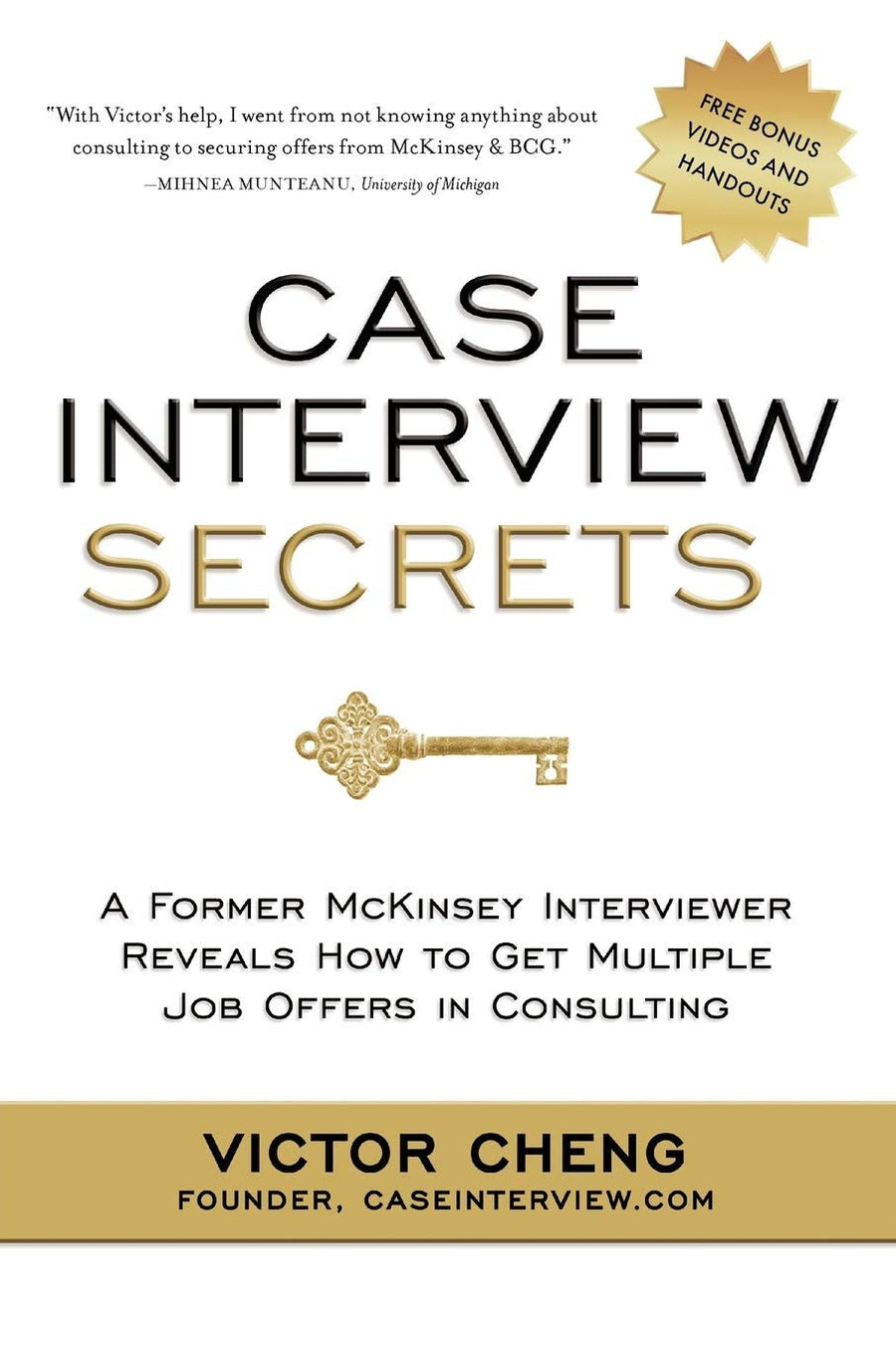 Case Interview Secrets A Former Mckinsey Interviewer by Victor Cheng — Paperback (Brand New)