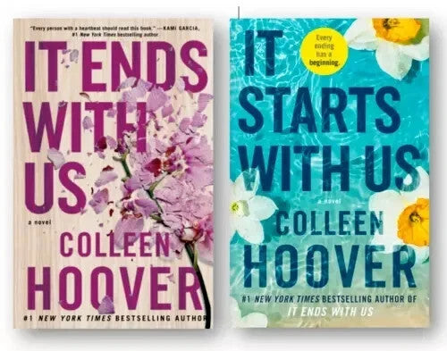 It Starts With Us and It ends With Us by Colleen Hoover — Book Set (Brand New)