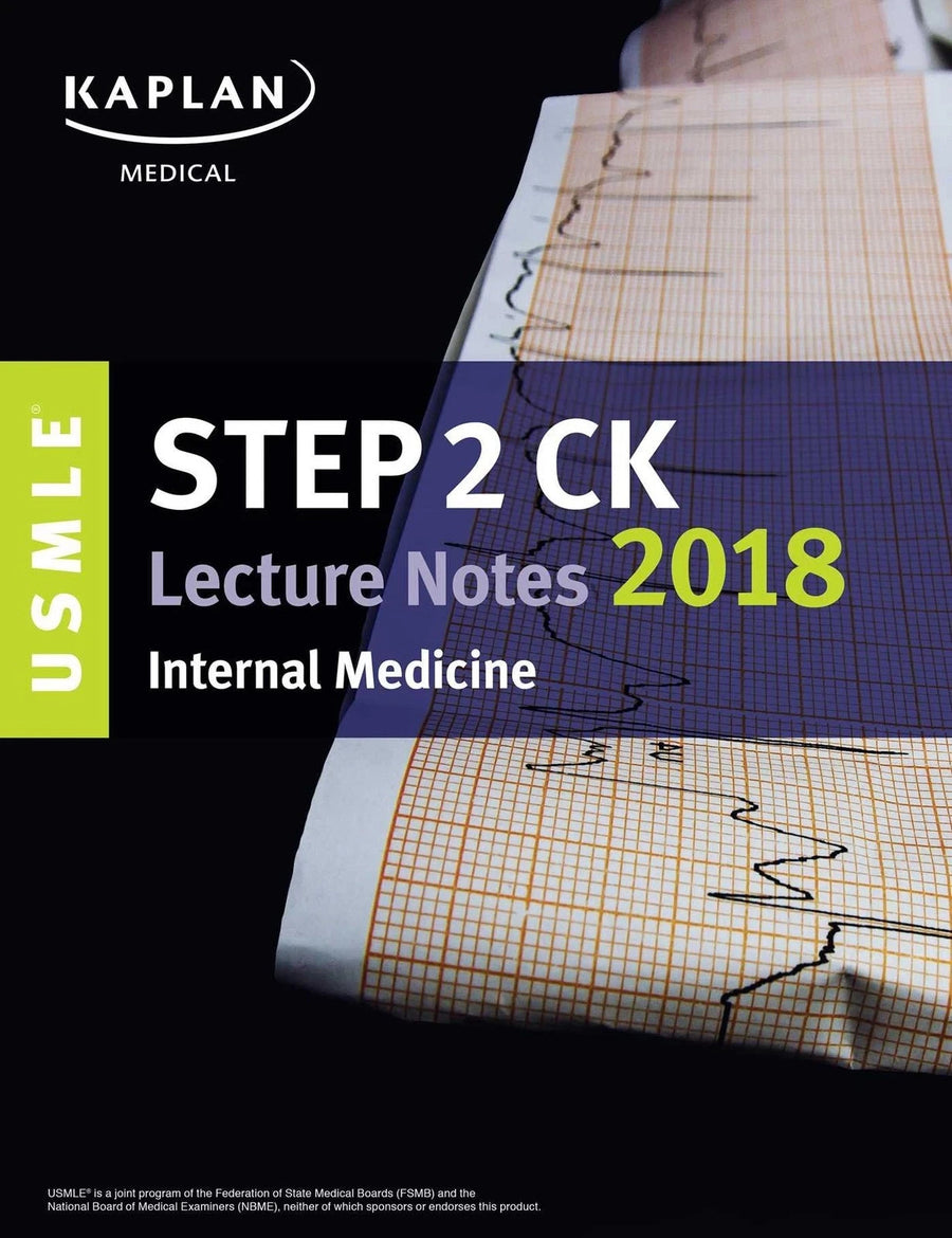 USMLE Step 2 CK Lecture Notes 2018: Internal Medicine USMLE Prep — Paperback (Brand New)
