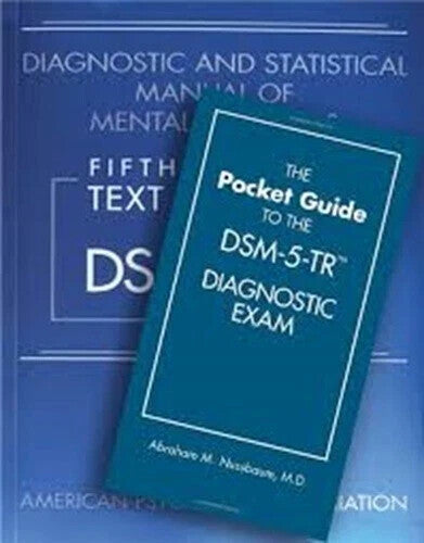 Dsm-5-tr Diagnostic and Statistical Manual HC + Pocket GUIDE PB Fast Shippping by American Psychiatric Association — Paperback (Brand New)