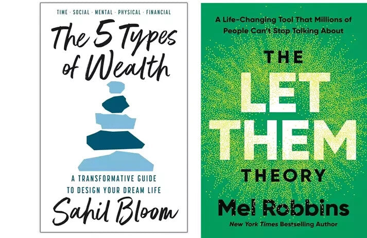 2 book set The 5 Types of Wealth (Brand New)
