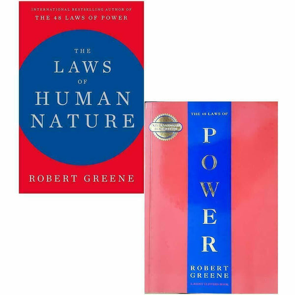 Robert Greene 2 book The 48 Laws Of Power with Human Nature — Book Set (Brand New)