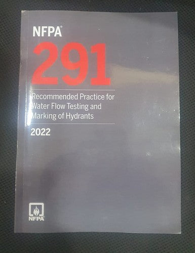 NFPA 291 Recommended Practice for Water Flow Testing and Marking of Hydrants by National Fire Protection Association — Paperback (Brand New)