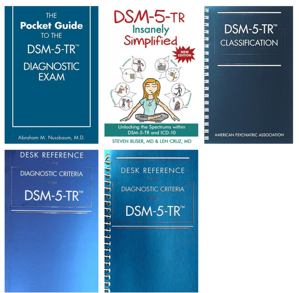 DSM Set Desk Reference Pb /Sprial + Classification + Simplified + Pocket Guide — Paperback (Brand New)