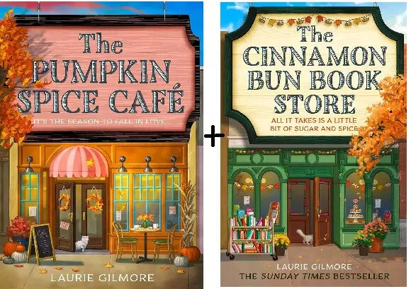 Laurie Gilmore 2 book set The Pumpkin Spice Cafe and The Cinnamon Bun Book New (Brand New)