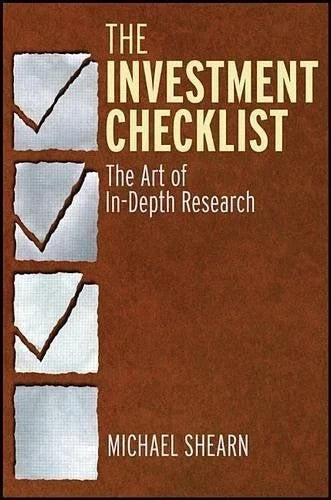 Michael Shearn The Investment Checklist — Paperback (Brand New)