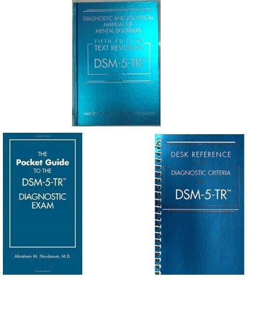 Diagnostic and Statistical Manual Disorders+Desk Reference & The Pocket Guide by American Psychiatric Association — Book Set (Brand New)