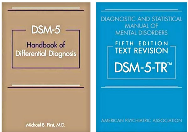 DSM-5 Handbook and DSM-5-TR 2 Book Set by American Psychiatric Association (Brand New)