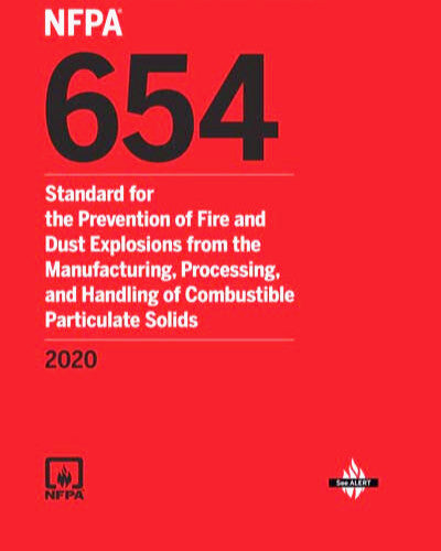 NFPA 654 Standard for the Prevention of Fire and Dust Explosions from the Manu by National Fire Protection Association — Paperback (Brand New)