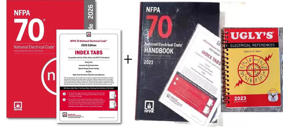 combo of 2026 + index tab + handbook 2023 + index tab + ugly electric (Brand New)