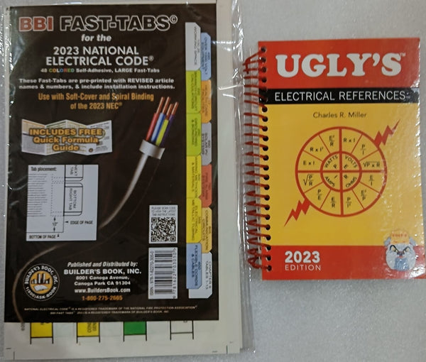 2023 NEC BBI Fast-Tabs with Ugly’s Electrical References — Paperback (Brand New)