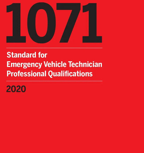 NFPA 1071 Standard 2020 for Emergency Vehicle Technician Professional Qualifica by National Fire Protection Association — Paperback (Brand New)