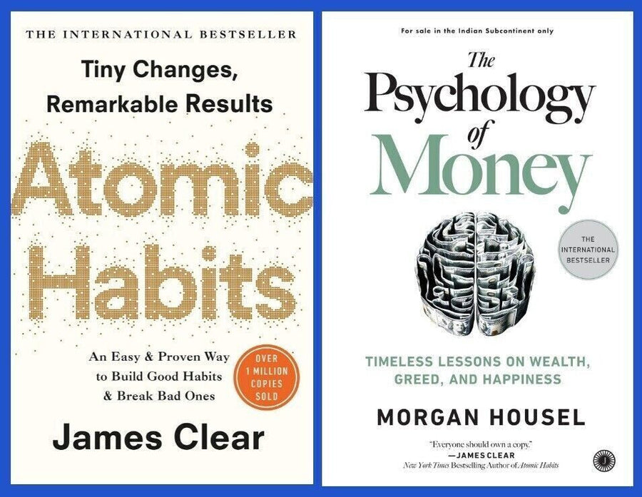 The Psychology of Money + Atomic Habits by James Clear — Book Set (Brand New)