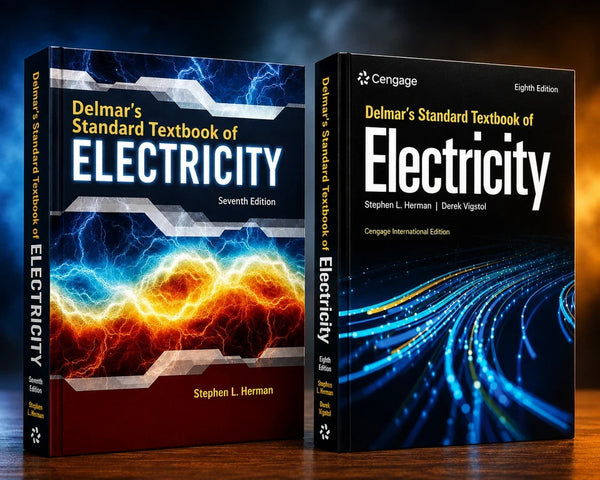 Delmar's Standard Textbook of Electricity — 7th + 8th Edition 2-Book Set by Stephen L. Herman (Hardcover, Brand New)