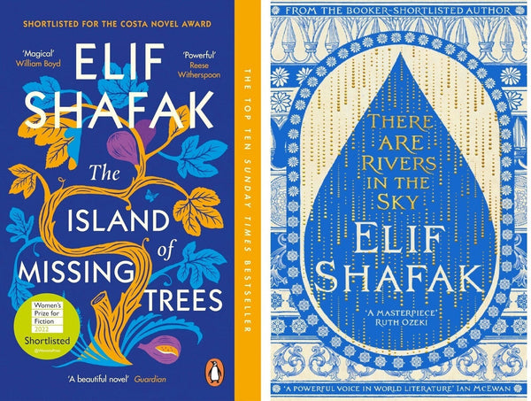 Elif Shafak 2 Books Set Island of Missing Trees and There are Rivers in the Sky — Book Set (Brand New)