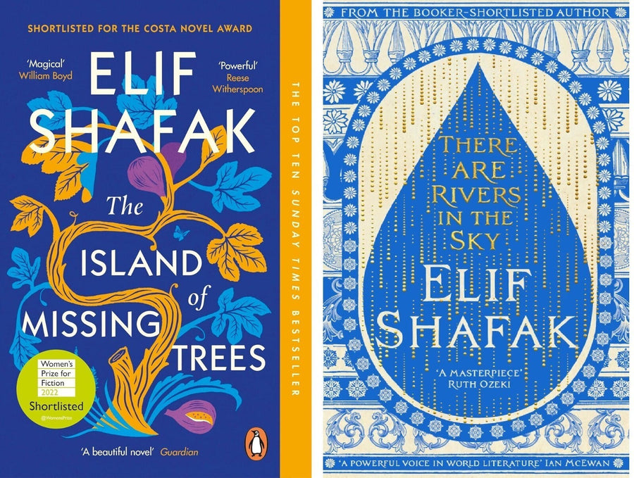 Elif Shafak 2 Books Set Island of Missing Trees and There are Rivers in the Sky — Book Set (Brand New)