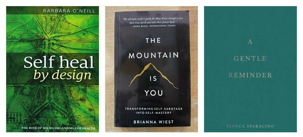 Self Heal, The Mountain, A Gentle Reminder, 3 book set Free Shipp (Brand New)