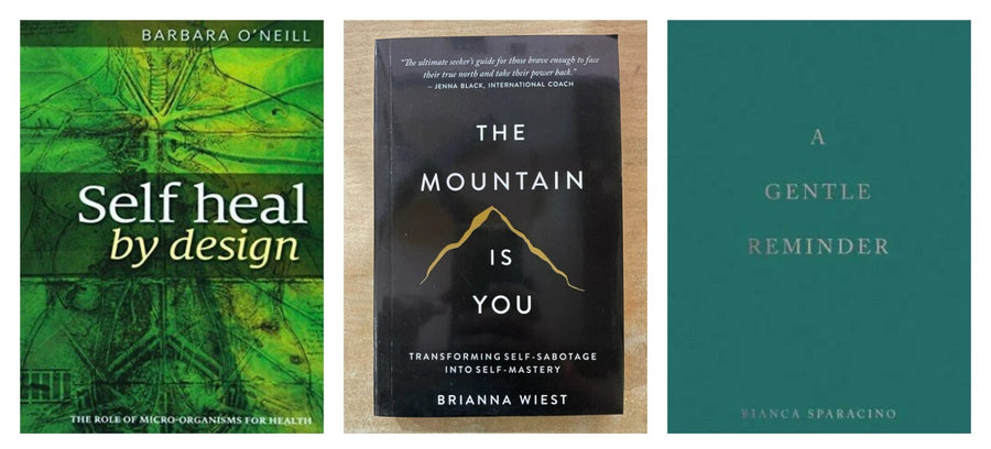 Self Heal, The Mountain, A Gentle Reminder, 3 book set Free Shipp (Brand New)
