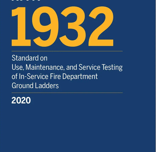 NFPA 1932 Standard on Use Maintenance and Service Testing of In-Service 2020 by National Fire Protection Association — Paperback (Brand New)
