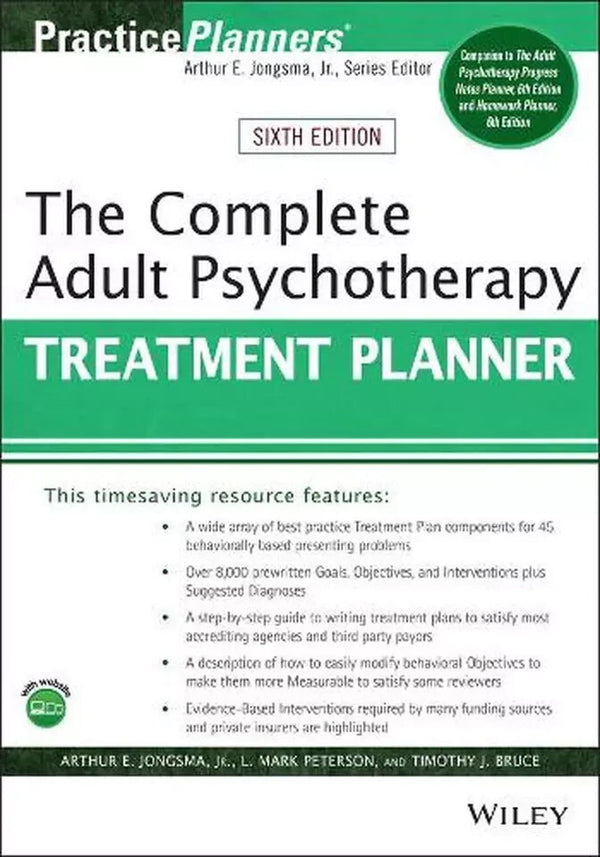 Practice Planners Series The Complete Adult Psychotherapy Treatment Planner — Book Set (Brand New)