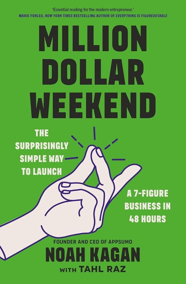 Million Dollar Weekend by Noah Kagan — Paperback (Brand New)