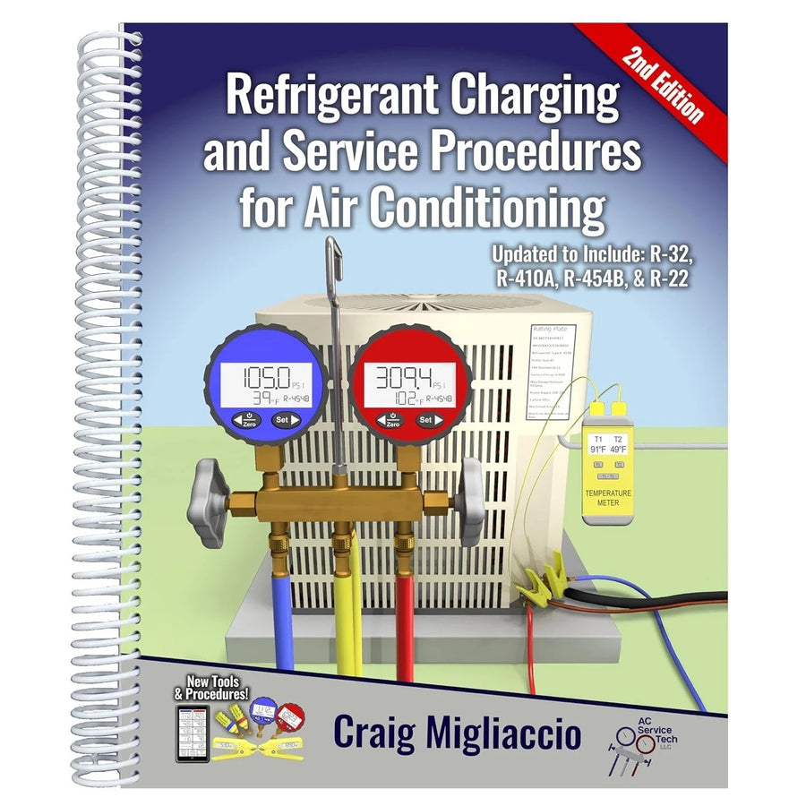 Refrigerant Charging and Service Procedures for Air Conditioning 2nd Edition — Paperback (Brand New)